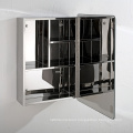 Hot Sale Stainless Steel Bathroom Wall Mounted Corner Mirror Cabinet